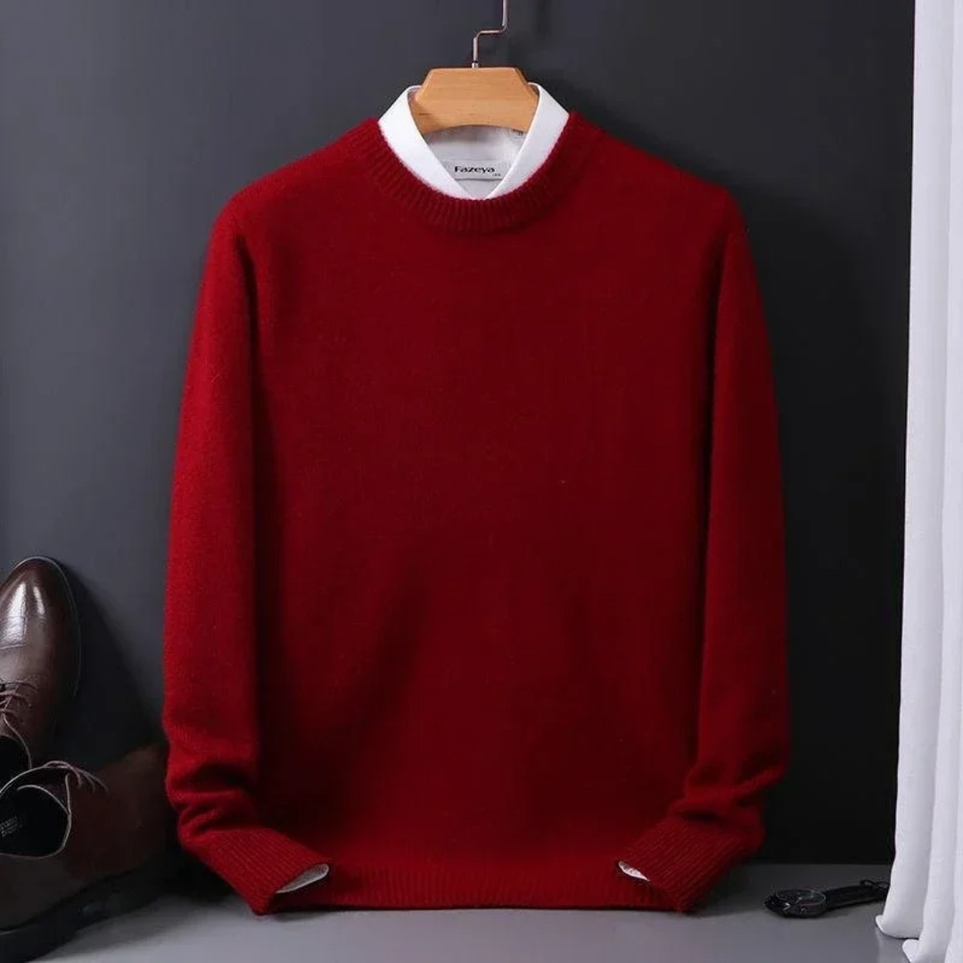 Men’s Cozy Elegant Knit Pullover Sweater