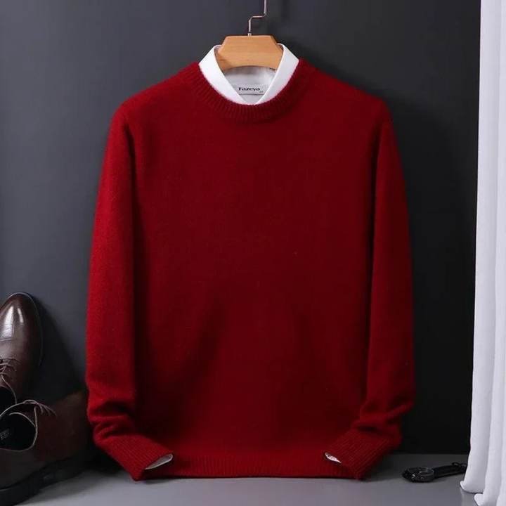 Men’s Cozy Elegant Knit Pullover Sweater