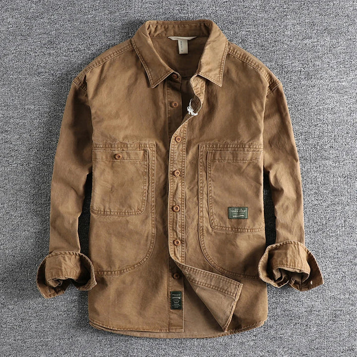 Men’s Long Sleeve Button Down Workwear Shirt
