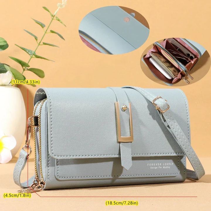 Women’s Compact Phone And Card Holder Crossbody Bag