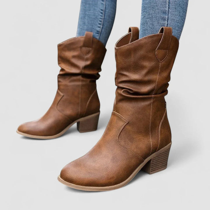 Women’s Comfort Cushioned Low Heel Ankle Boots