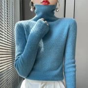 Women’s Long Sleeve Turtleneck Pullover Sweater