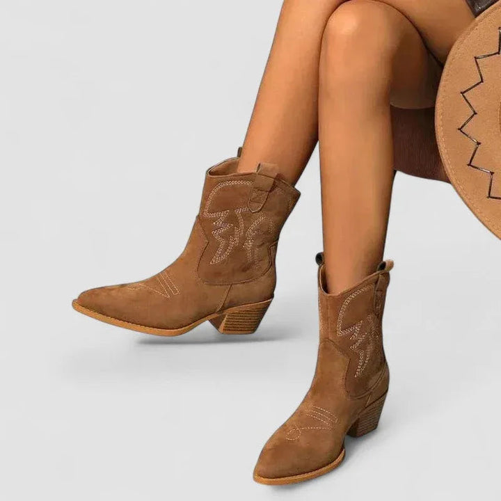 Women’s Pull-On Western Cowboy Boots