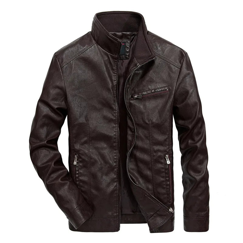 Men’s Casual Zip-Up Moto Jacket