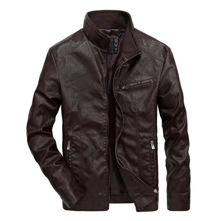 Men’s Casual Zip-Up Moto Jacket