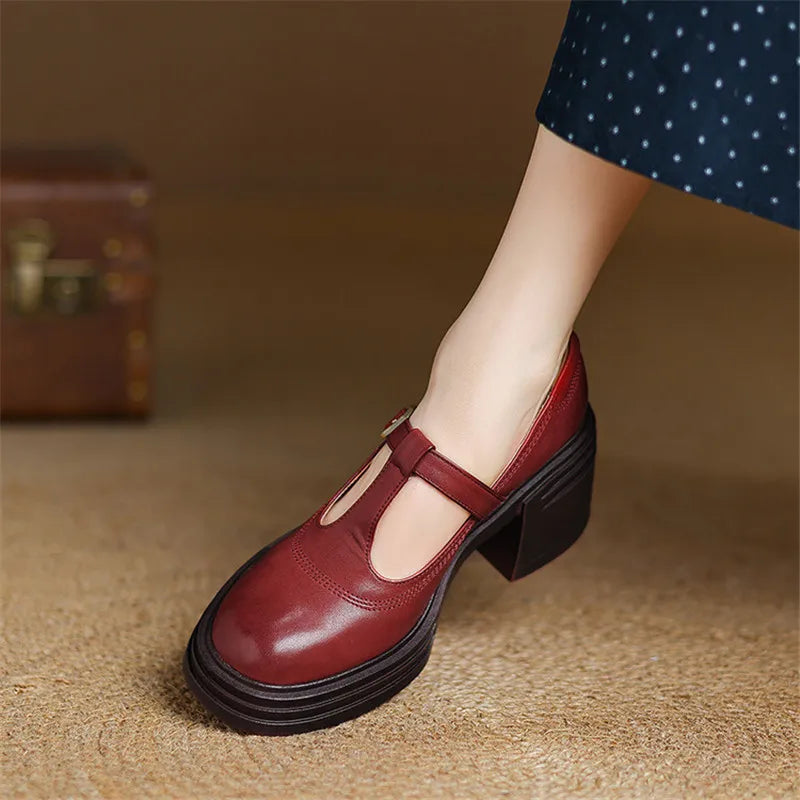 Women’s Chunky Heel Dress Pumps