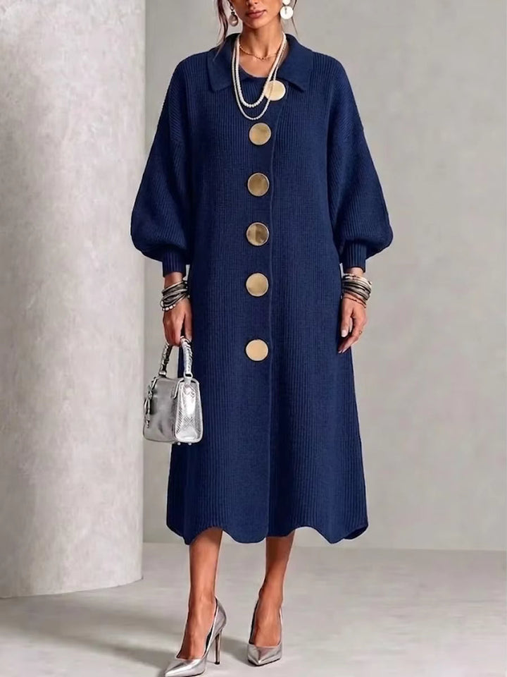 Women’s Long Sleeve Button-Down Dress