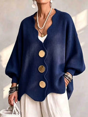 Women’s Oversized Button Front Knit Cardigan