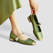 Women’s Cushioned Adjustable Strap Mary Jane Shoes