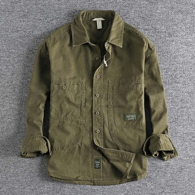 Men’s Long Sleeve Button Down Workwear Shirt