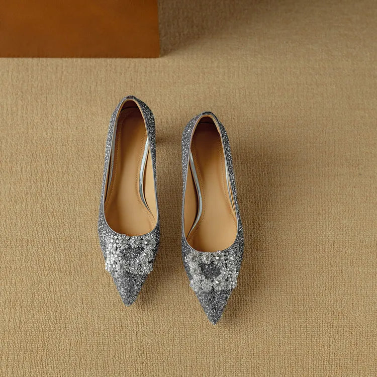 Women’s Glitter Stiletto Pumps