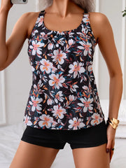 Women’s Floral Print Two-Piece Tankini Set