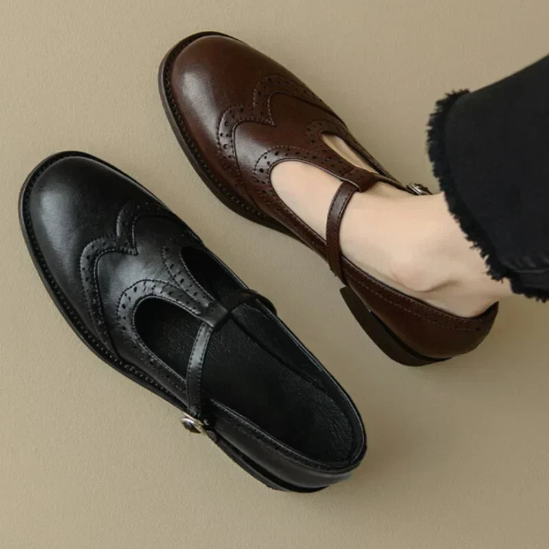 Women’s T-Strap Buckle Mary Jane Shoes