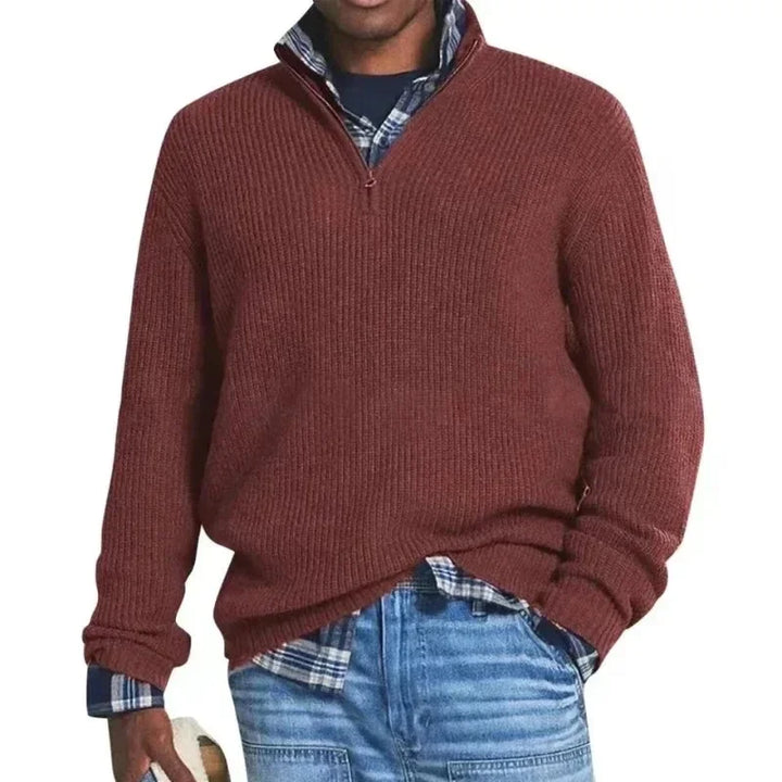 Men’s Casual Zip-Up Sweater
