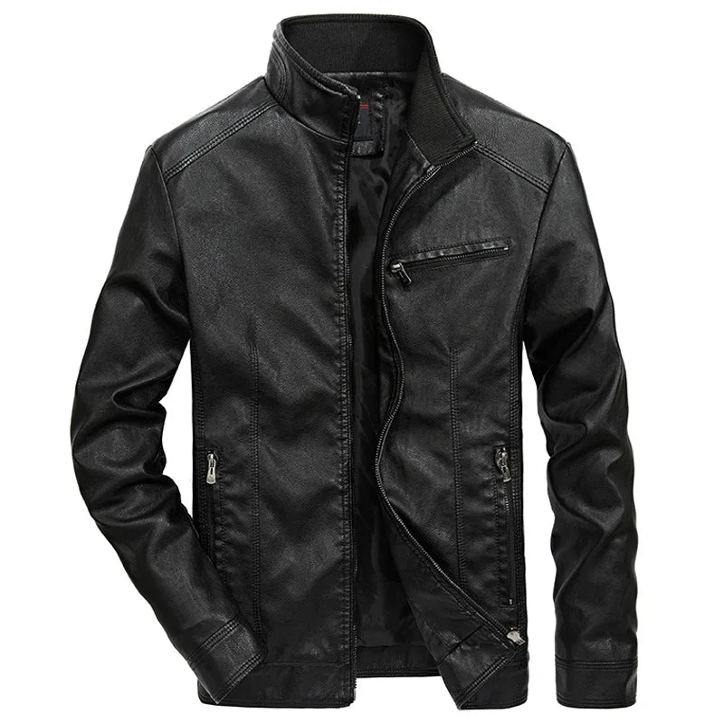 Men’s Casual Zip-Up Moto Jacket