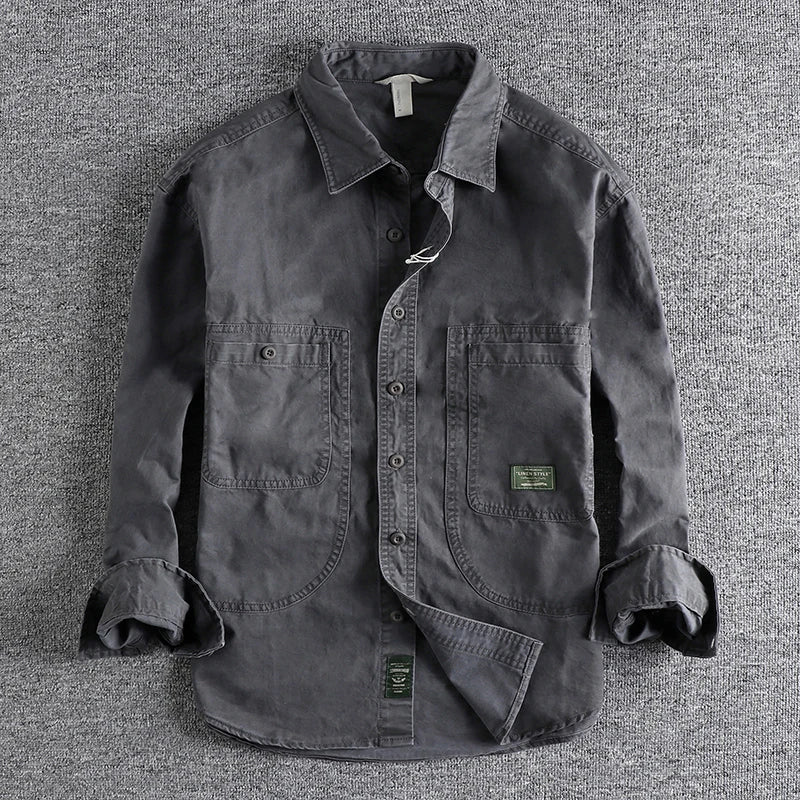 Men’s Long Sleeve Button Down Workwear Shirt