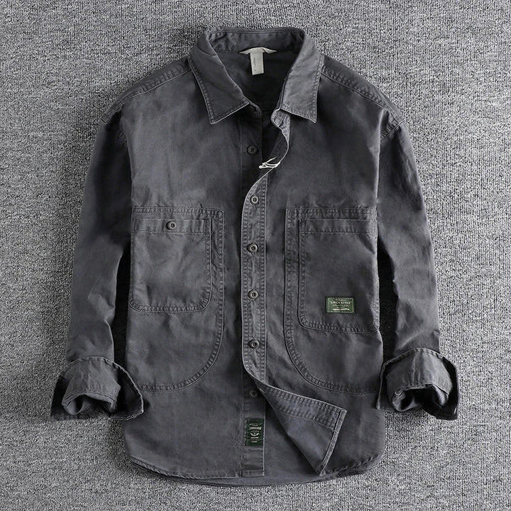 Men’s Long Sleeve Button Down Workwear Shirt