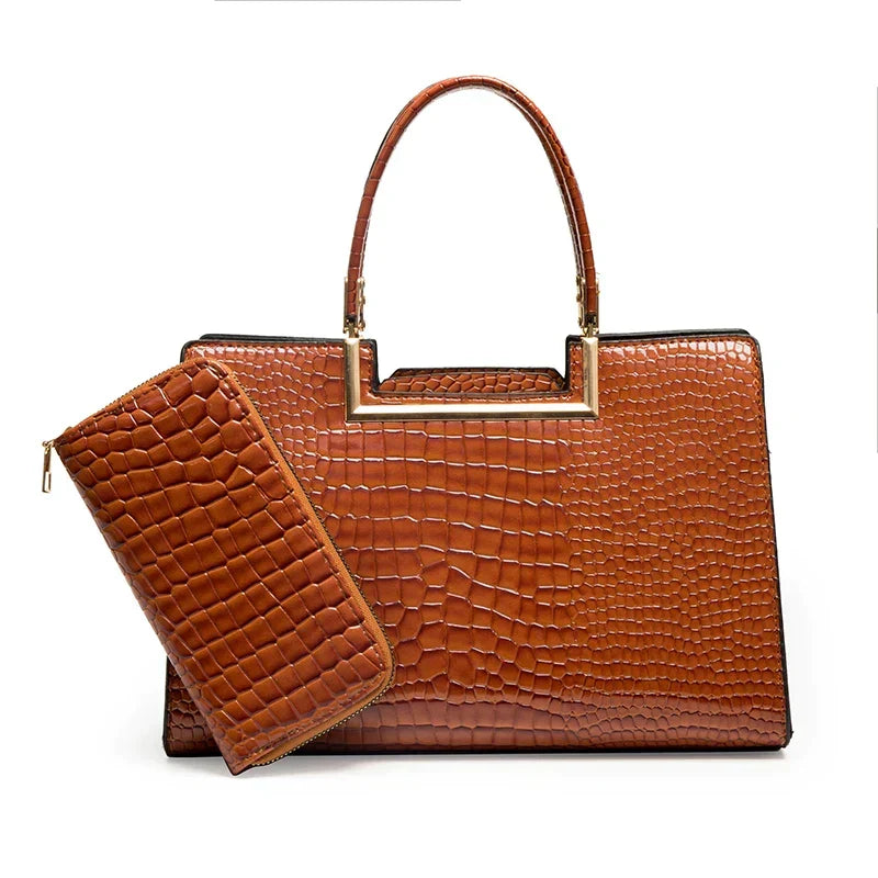 Women’s Elegant Matching Purse and Wallet Set