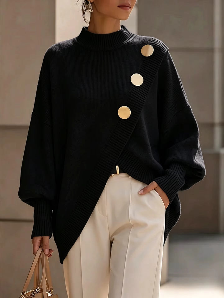 Women’s Button Detail Knit Sweater