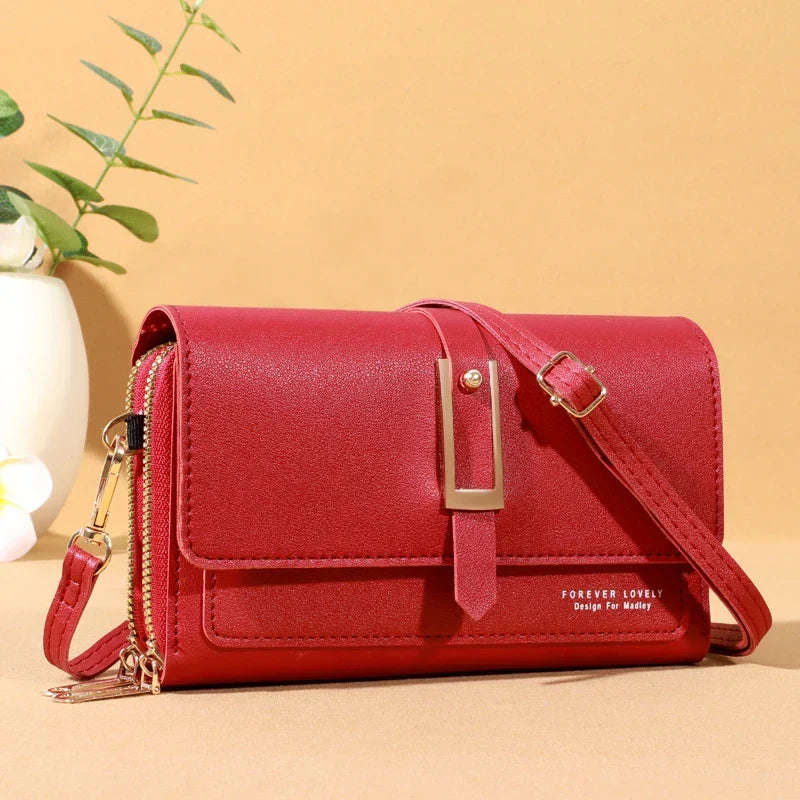 Women’s Compact Phone And Card Holder Crossbody Bag