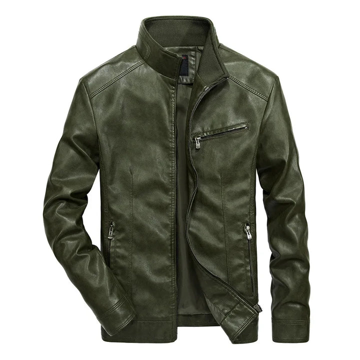 Men’s Casual Zip-Up Moto Jacket