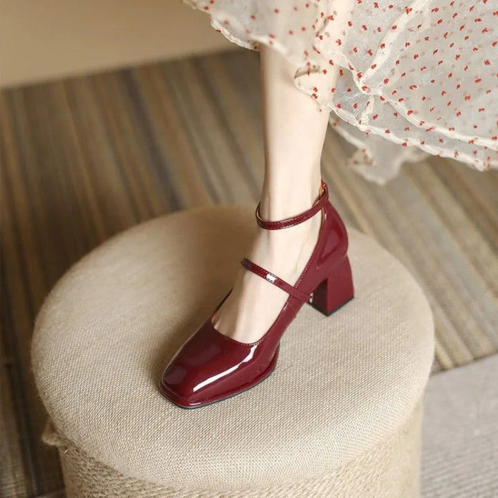 Women’s Ankle Strap Pointed Toe High Heel Pumps