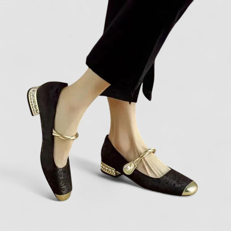 Women’s Cushioned Adjustable Strap Mary Jane Shoes
