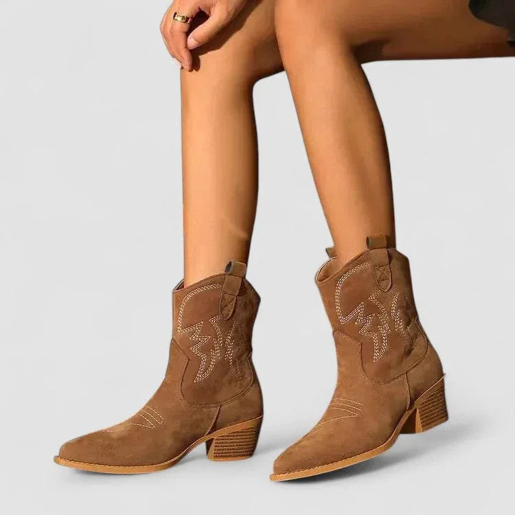 Women’s Pull-On Western Cowboy Boots