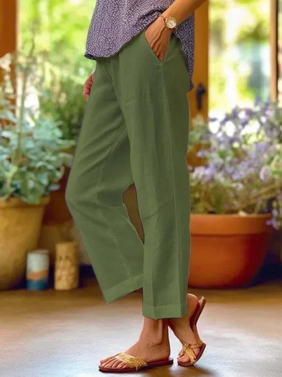 Women’s High-Waisted Wide-Leg Trousers