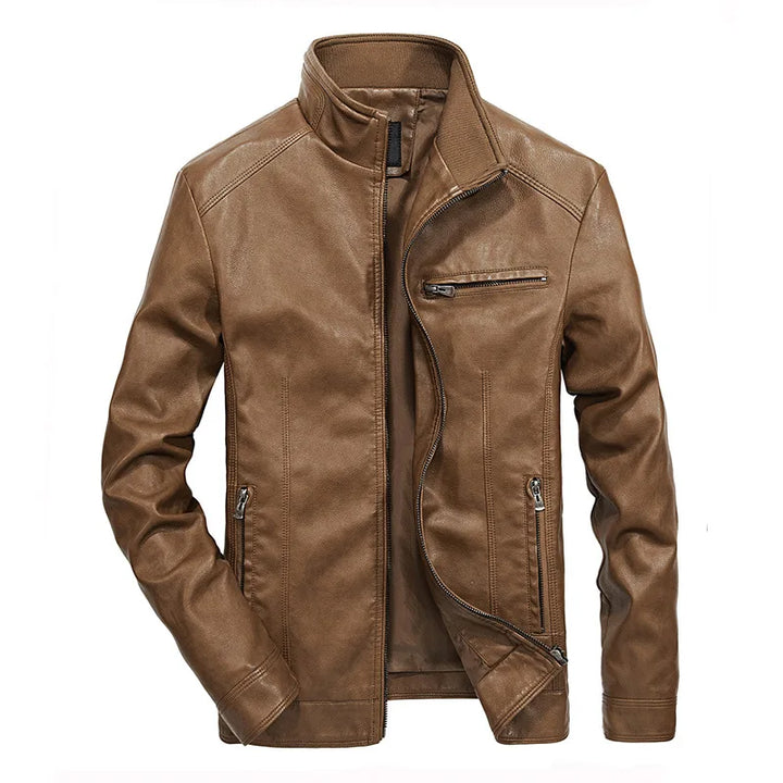 Men’s Casual Zip-Up Moto Jacket