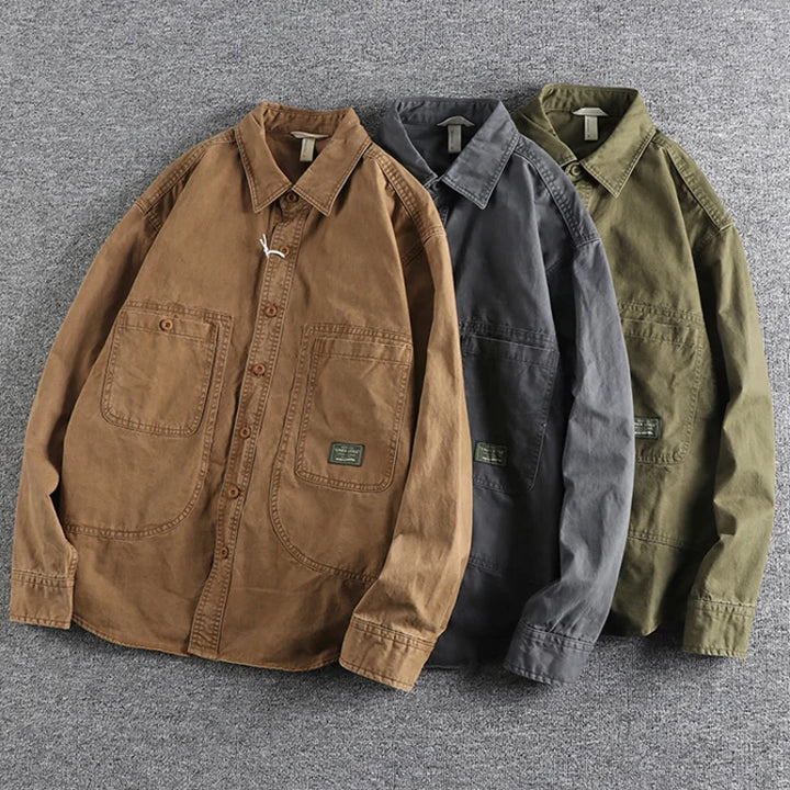 Men’s Long Sleeve Button Down Workwear Shirt