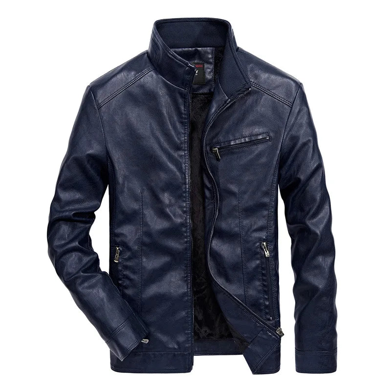 Men’s Casual Zip-Up Moto Jacket