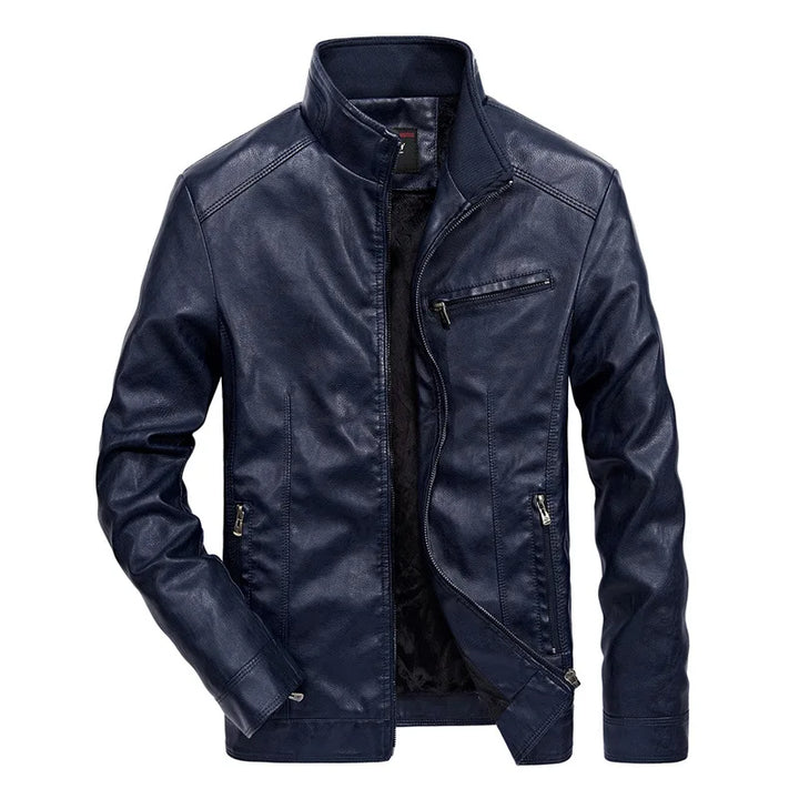 Men’s Casual Zip-Up Moto Jacket