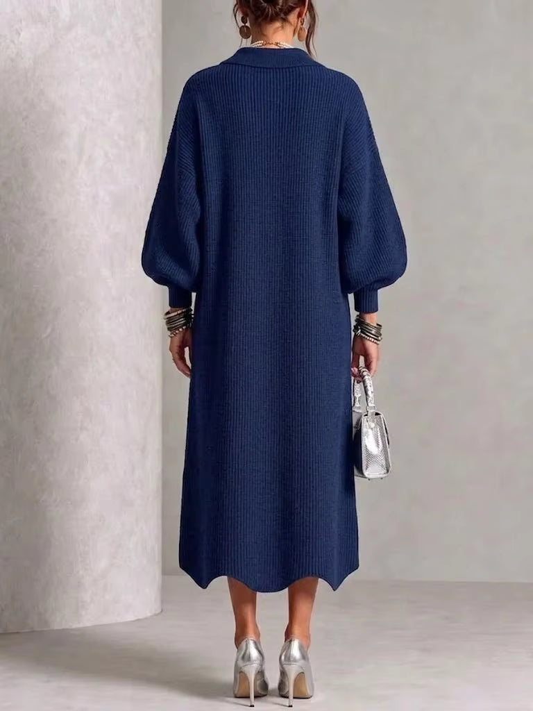 Women’s Long Sleeve Button-Down Dress