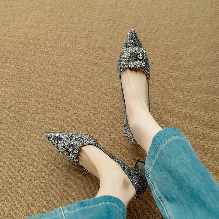 Women’s Glitter Stiletto Pumps