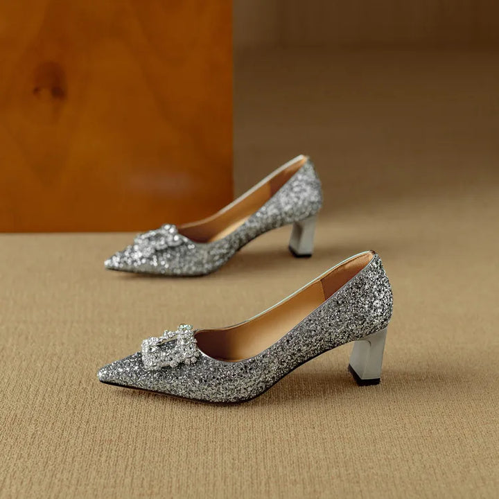 Women’s Glitter Stiletto Pumps
