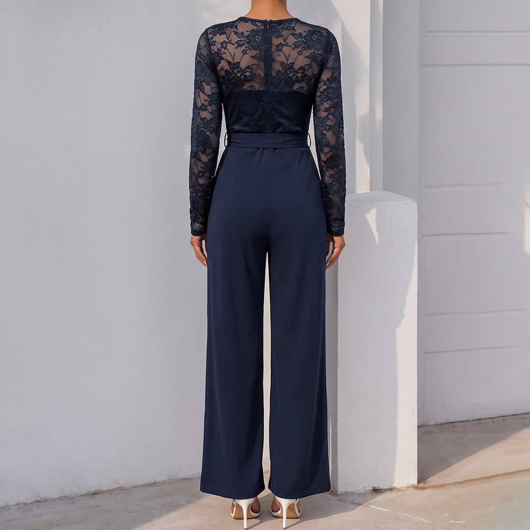 Women’s Bell Sleeve Wide Leg Jumpsuit