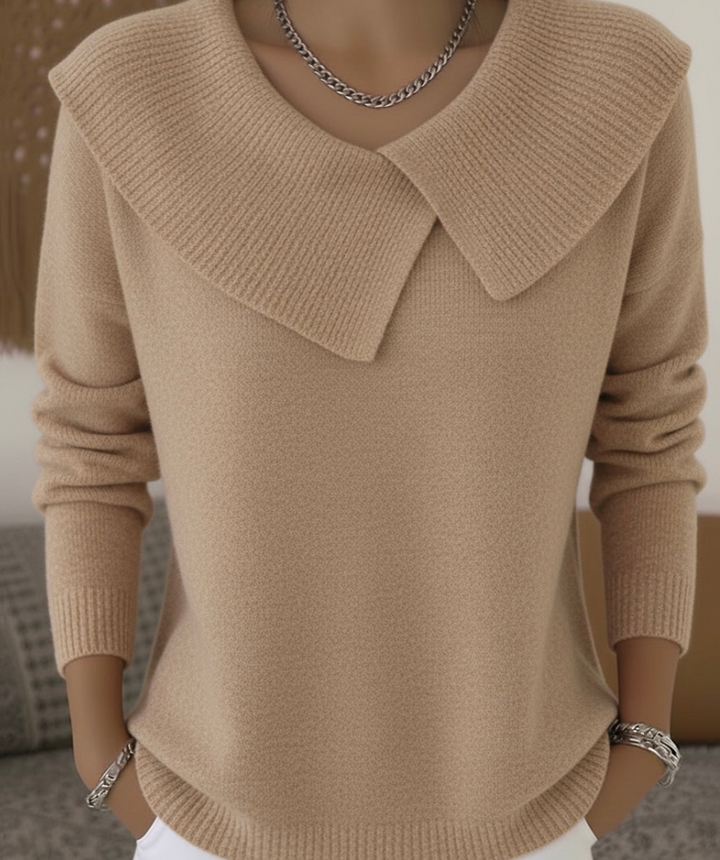Women’s Ribbed Knit Crewneck Sweater