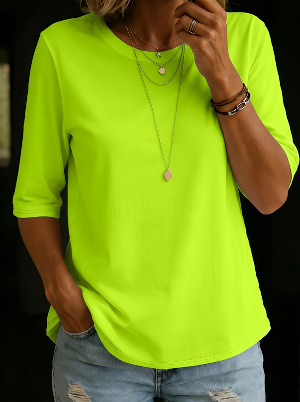 Women’s Relaxed Fit Crew Neck Short Sleeve T-Shirt (Restocked)