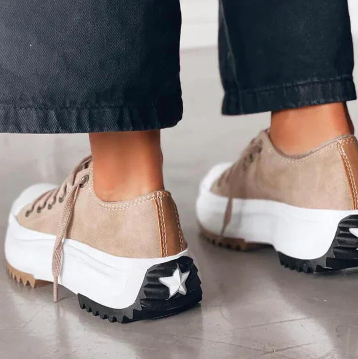 Women’s Chunky Platform Lace Up Sneakers