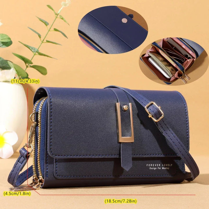 Women’s Compact Phone And Card Holder Crossbody Bag