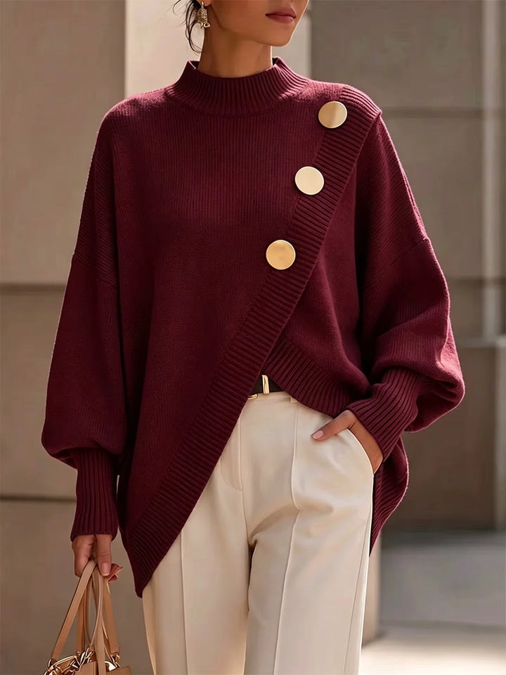 Women’s Button Detail Knit Sweater