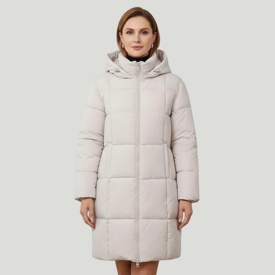 Women’s Hooded Longline Puffer Coat