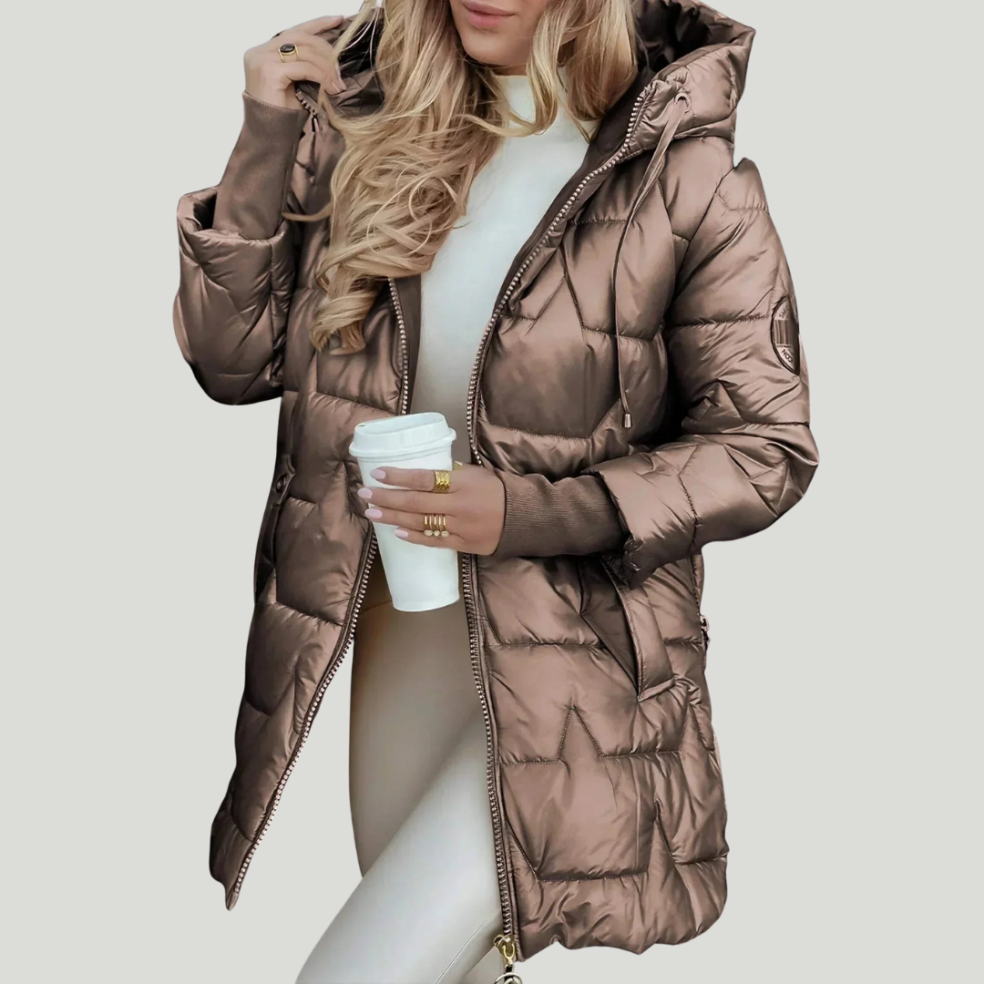 Women’s Belted Longline Wrap Coat