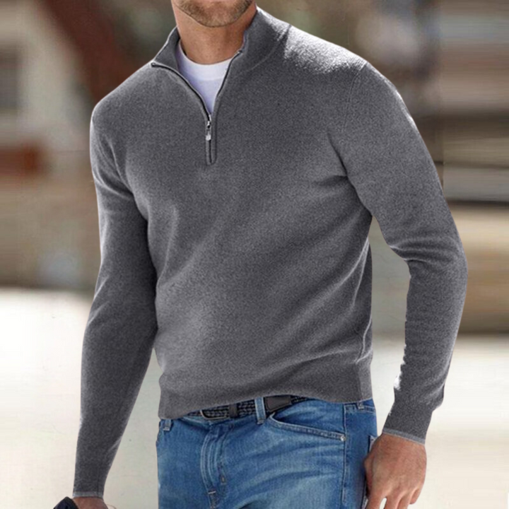 Men’s Half-Zip Long Sleeve Pullover