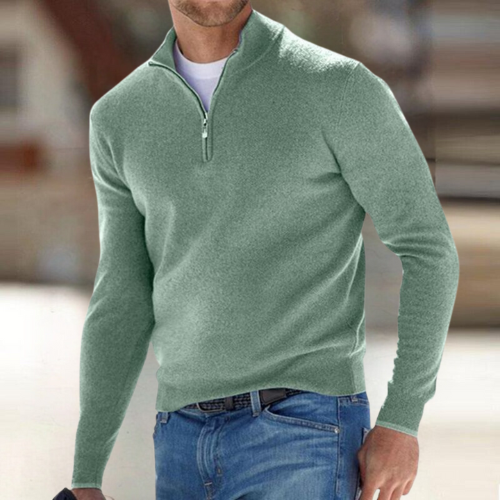 Men’s Half-Zip Long Sleeve Pullover