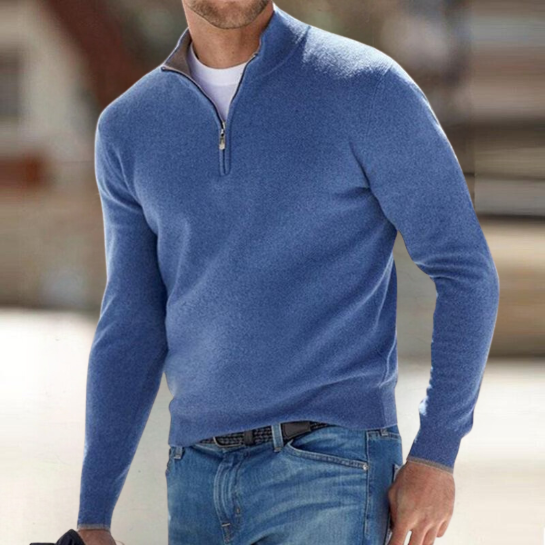 Men’s Half-Zip Long Sleeve Pullover