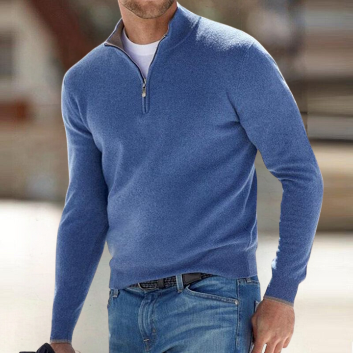 Men’s Half-Zip Long Sleeve Pullover