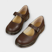 Women’s Comfort Adjustable Strap Mary Jane Flats