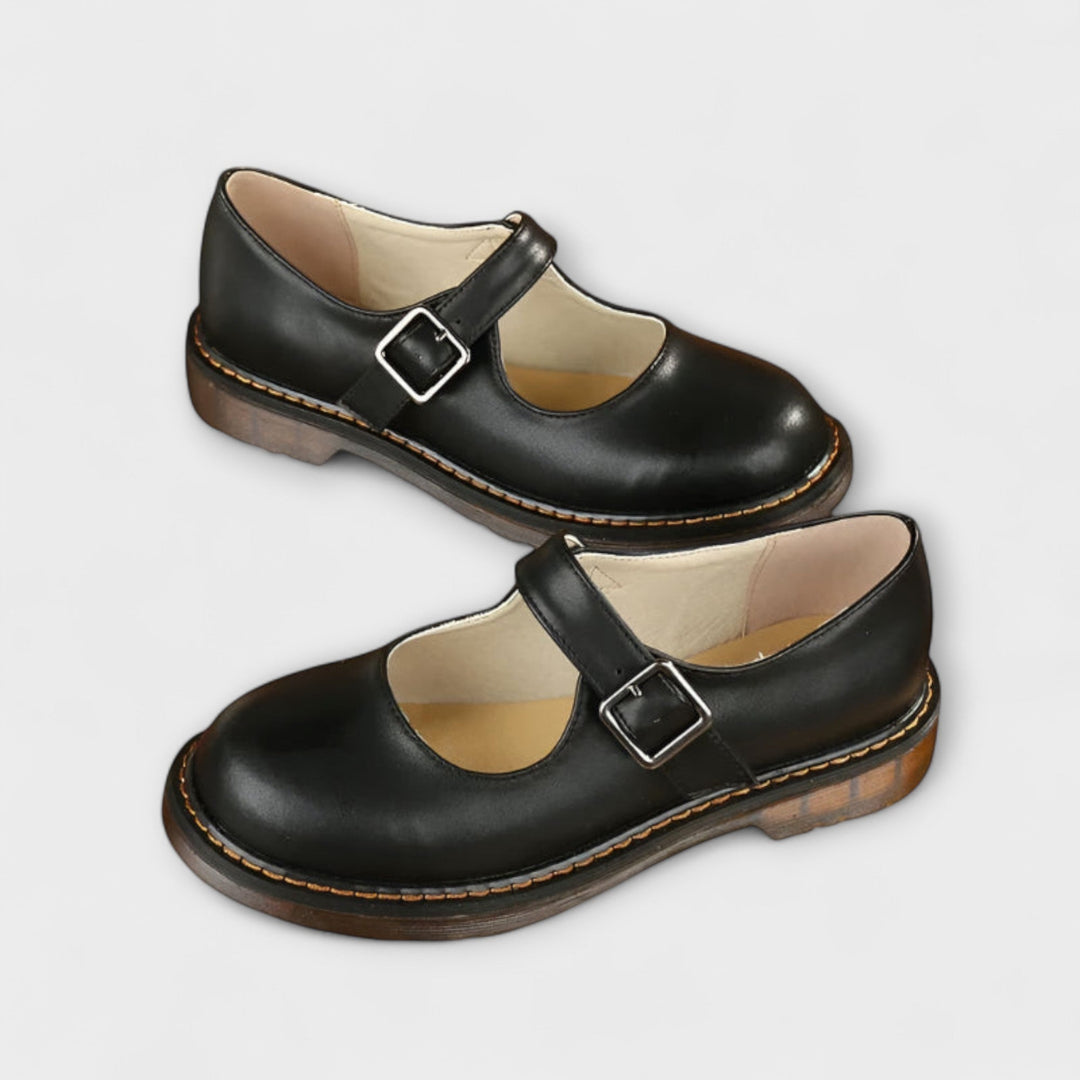 Women’s Comfort Adjustable Strap Mary Jane Flats